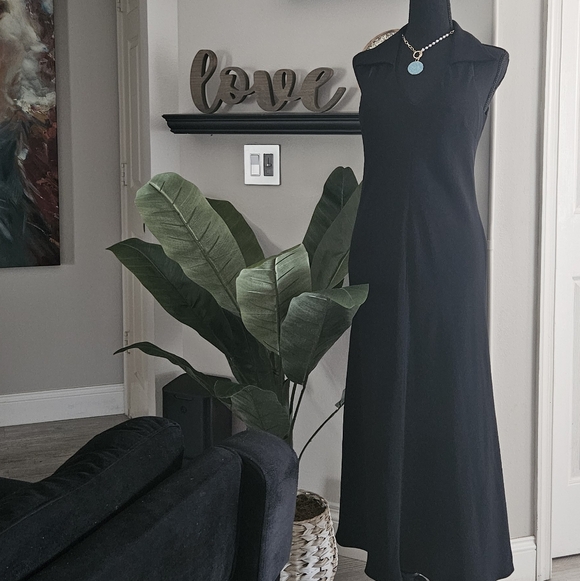 Jones New York Black Maxi Dress Size 12 - Picture 14 of 15